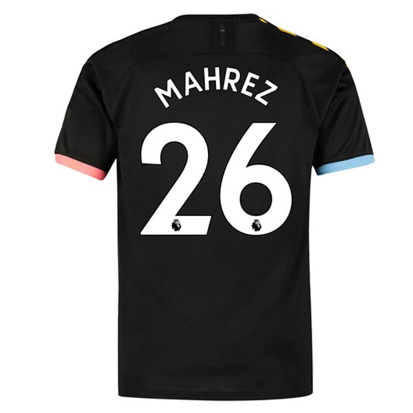 Maillot Football Manchester City NO.26 Mahrez Exterieur 2019-20 Noir
